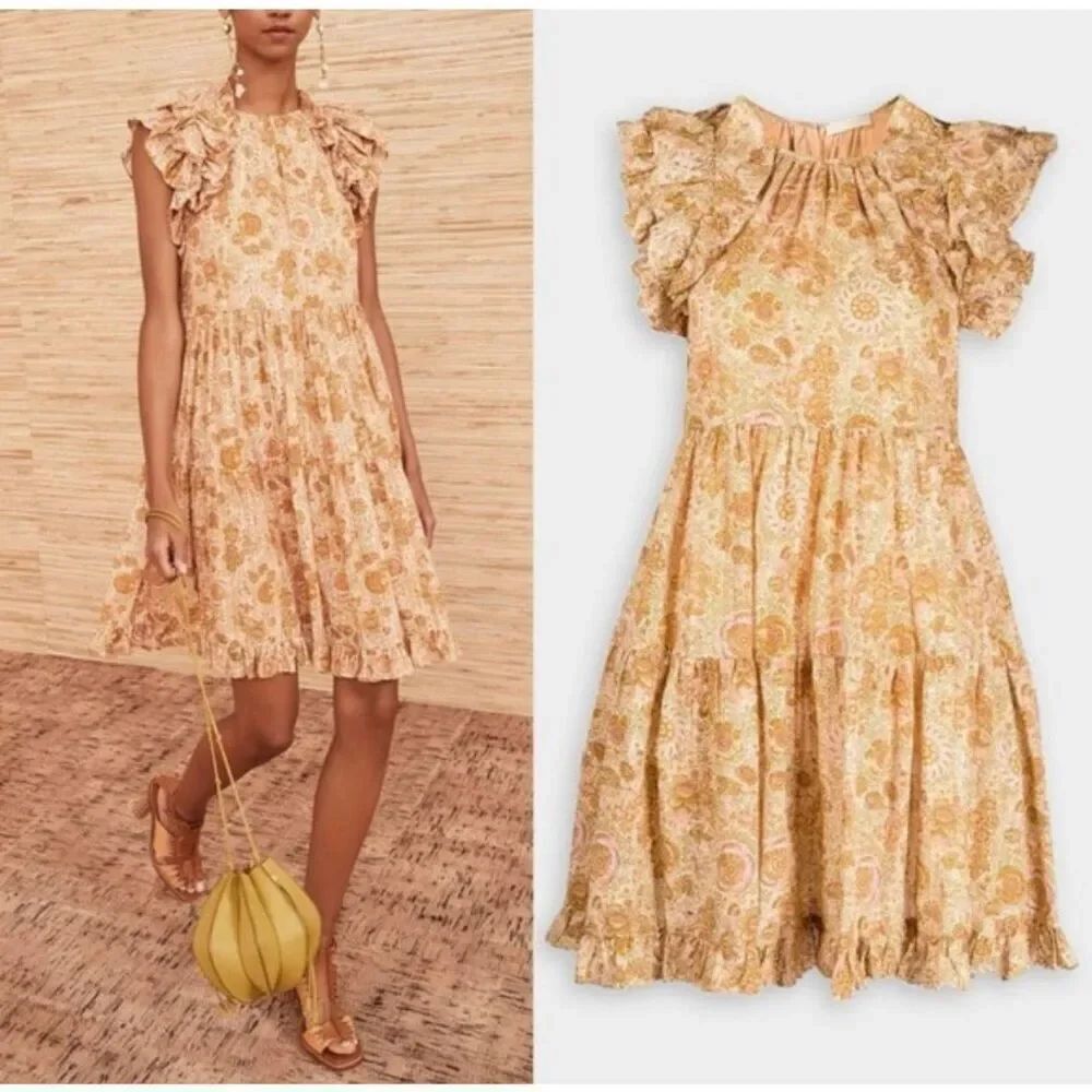 NWT Ella Raffaella women’s dropped waist mini dress MP